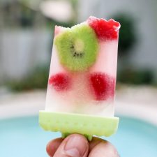 Summer Fresh Fruit Lemonade and Lime Popsicles