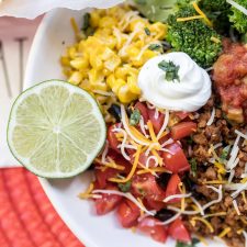 The Ultimate Taco Bowl Bar