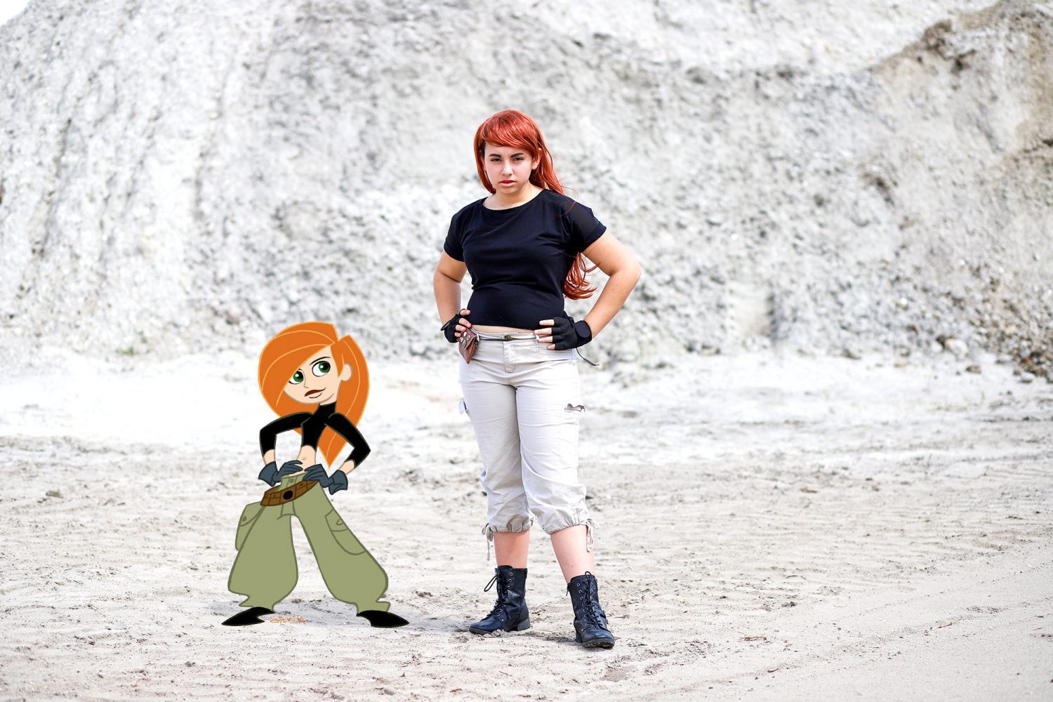 Thrift Store DIY Kim Possible Costume - The Super Mom Life