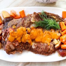 Slow Cooker Pot Roast with Homemade Gravy
