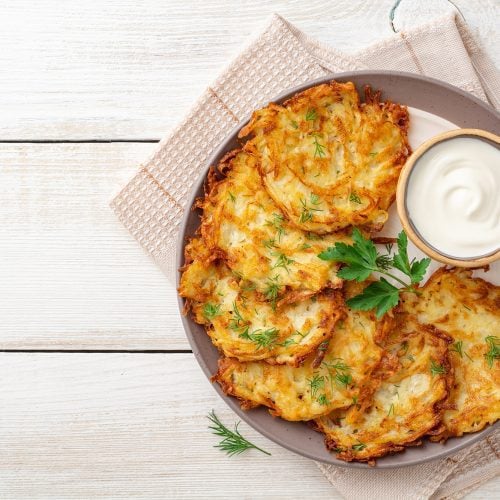The Best Potato Latkes Recipe The Super Mom Life