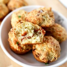 Cheesy Bacon Irish Soda Bread Muffins