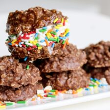 No Bake Cookie Ice Cream Sandwiches