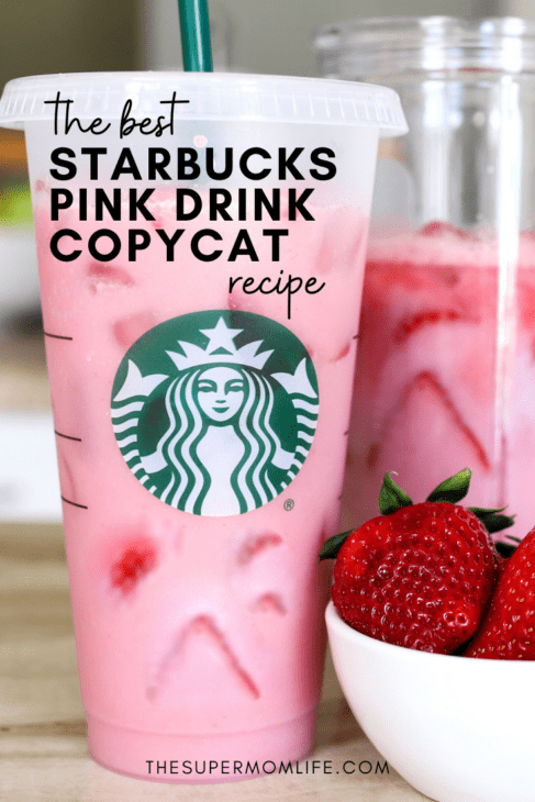 Starbucks Pink Drink with Vanilla Sweet Cream Cold foam  Starbucks  recipes, Pink drink starbucks, Pink drink recipes