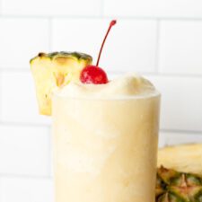 The Yummiest Non-Alcoholic Banana Piña Colada Ever