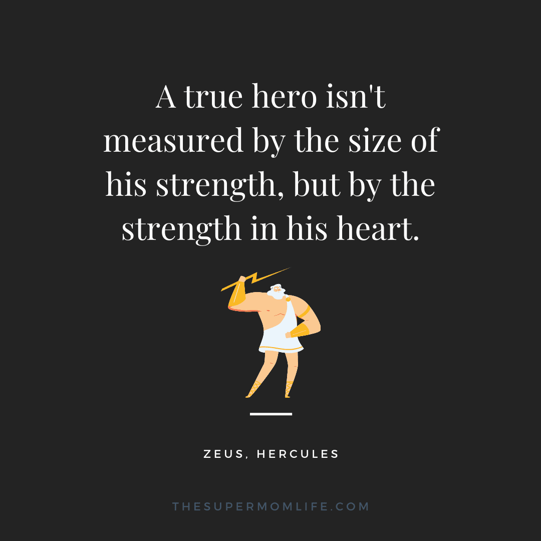 A true hero isn't measured by the size of