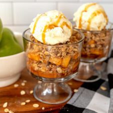 Apple, Pecan and Caramel Crisp Trifle