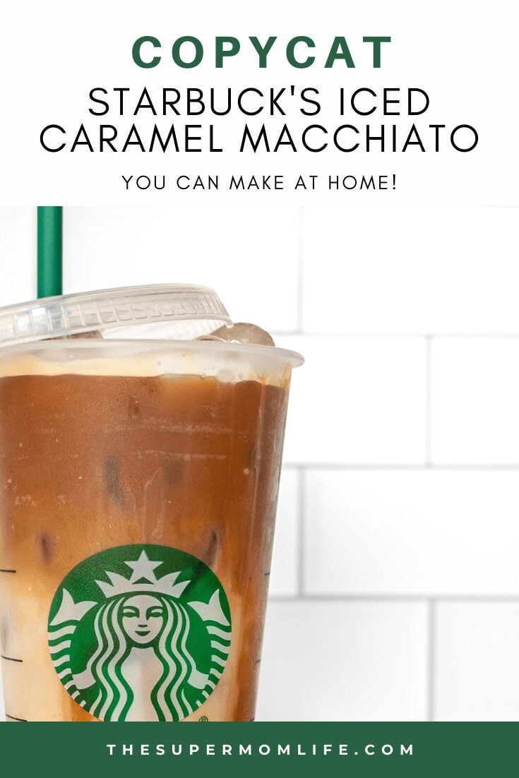 HOW TO MAKE A STARBUCKS CARAMEL MACCHIATO ICED COFFEE