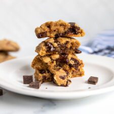 Double Chocolate Chunk Cookies