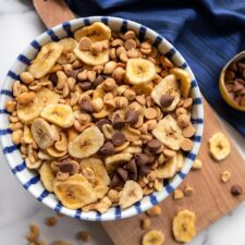 Banana Peanut Butter and Chocolate Trail Mix