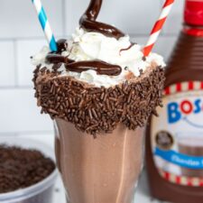 The Best Chocolate Milkshake Ever
