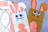 Bunny Paper Bag Craft Printable Template - The Super Mom Life