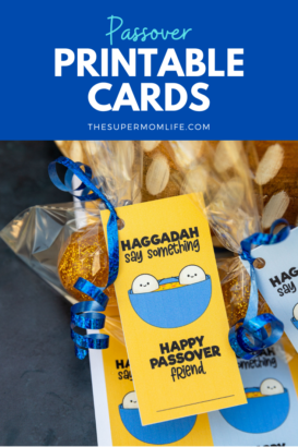 Haggadah Say Something Passover Printable Cards - The Super Mom Life