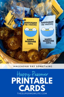 Haggadah Say Something Passover Printable Cards - The Super Mom Life