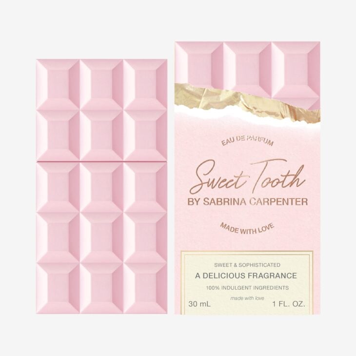 Sabrina Carpenter Sweet Tooth perfume for women with sweet gourmand vanilla notes