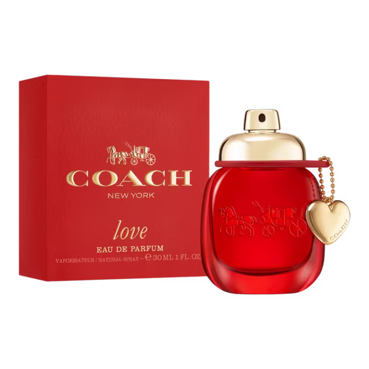 Coach Love perfume with fruity, floral, and feminine fragrance notes